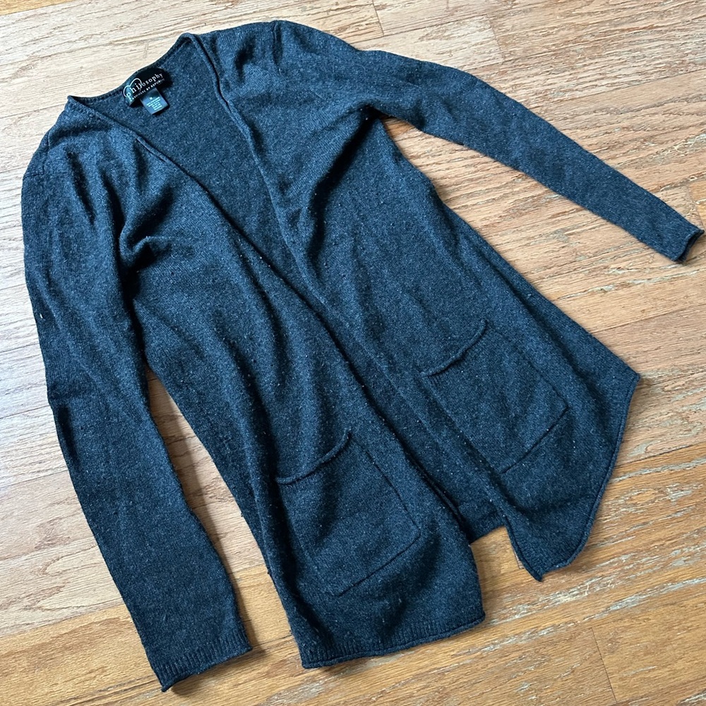 100% cashmere cardigan from Philosophy republic
